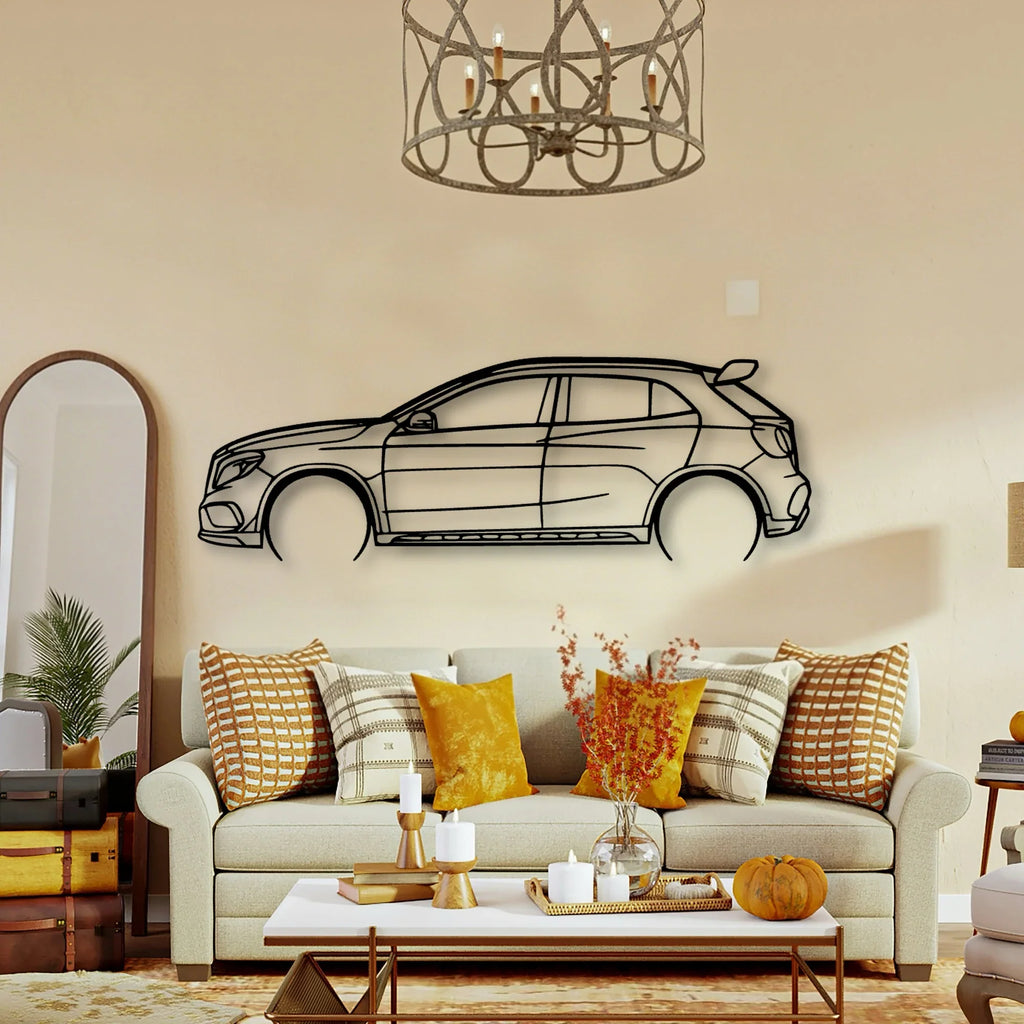 GLA45 Classic Silhouette Metal Wall Art - Tinvibe