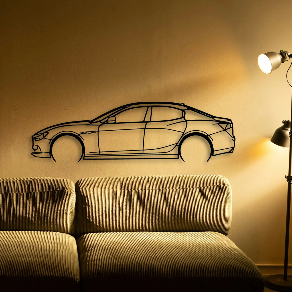 Ghibli 2015 Classic Silhouette Metal Wall Art - Tinvibe