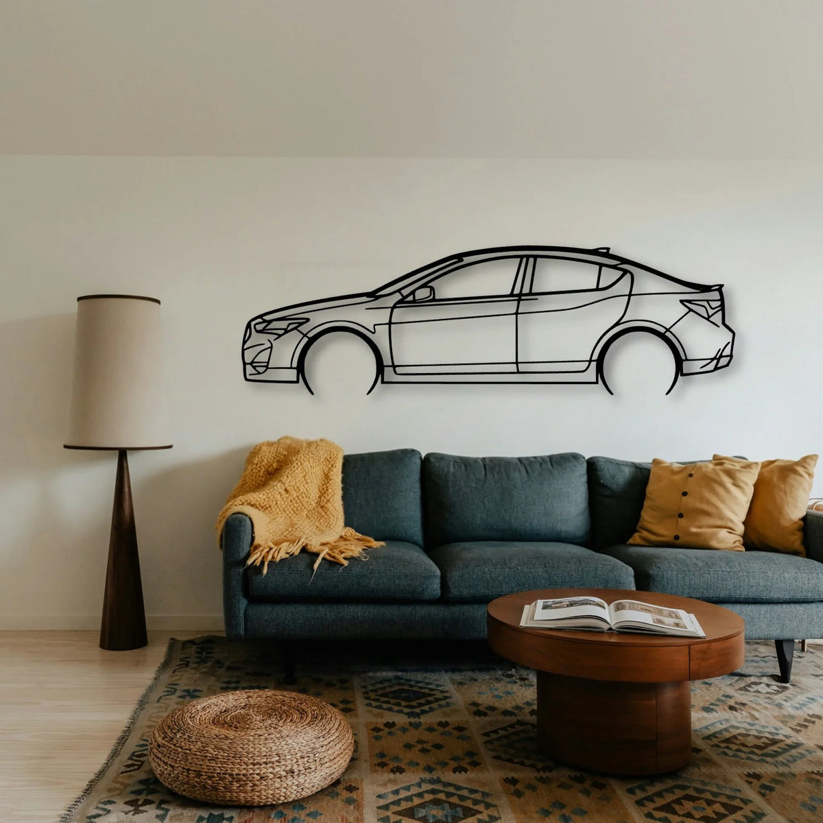 ILX 2020 Classic Silhouette Metal Wall Art - Tinvibe