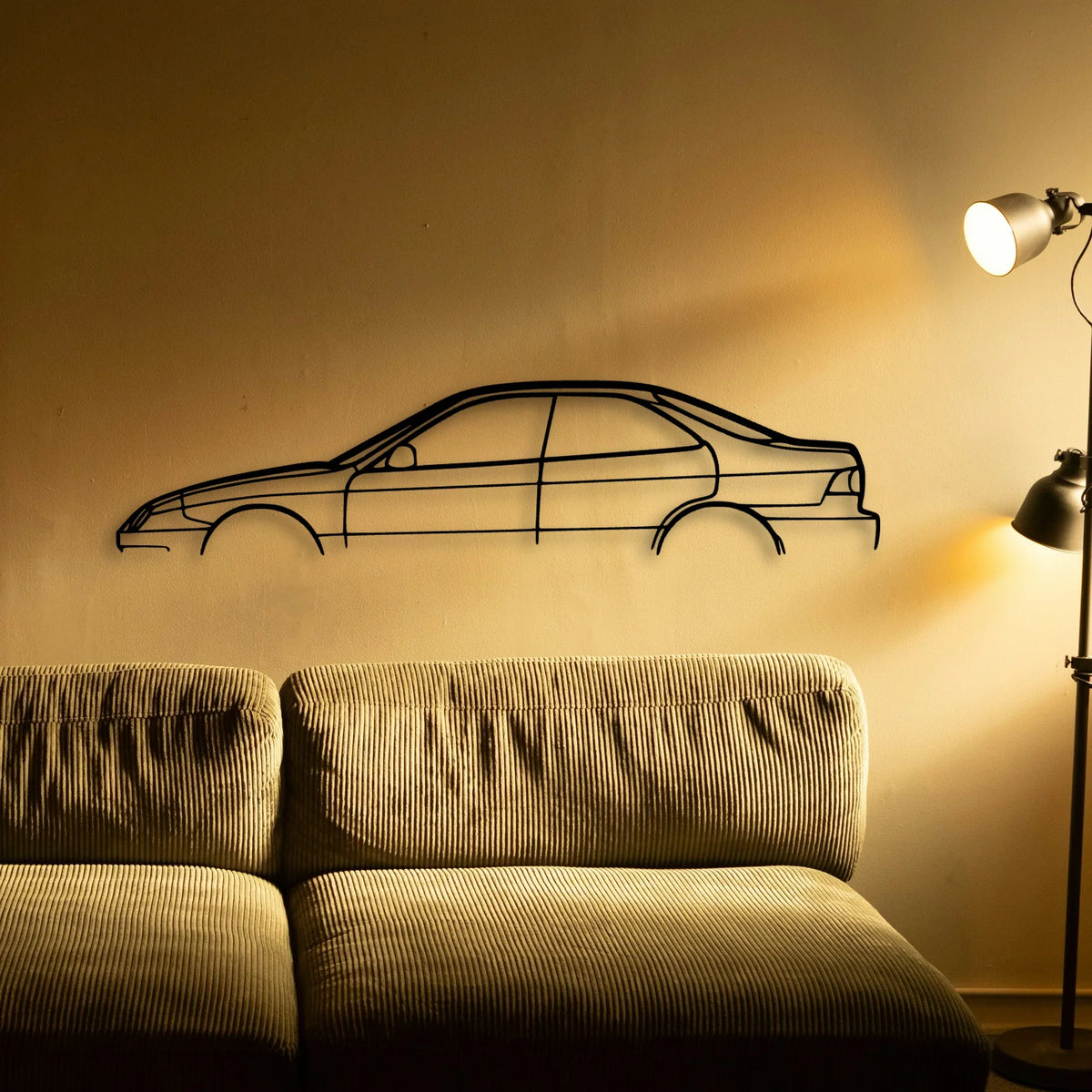 Integra 1997 Classic Silhouette Metal Wall Art - Tinvibe