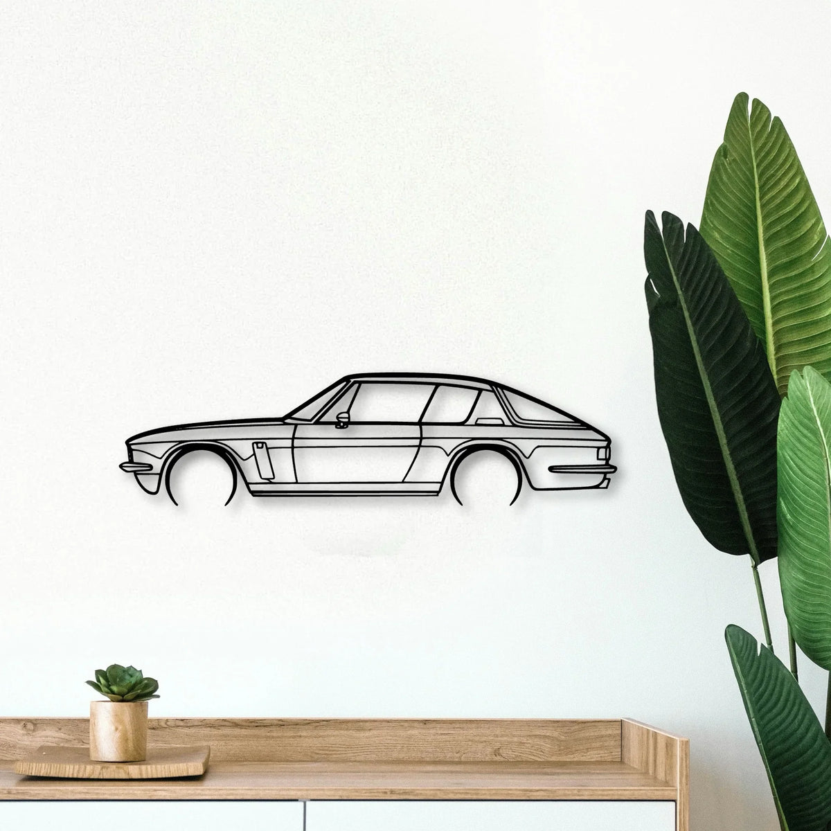 Interceptor 1967 Classic Silhouette Metal Wall Art - Tinvibe