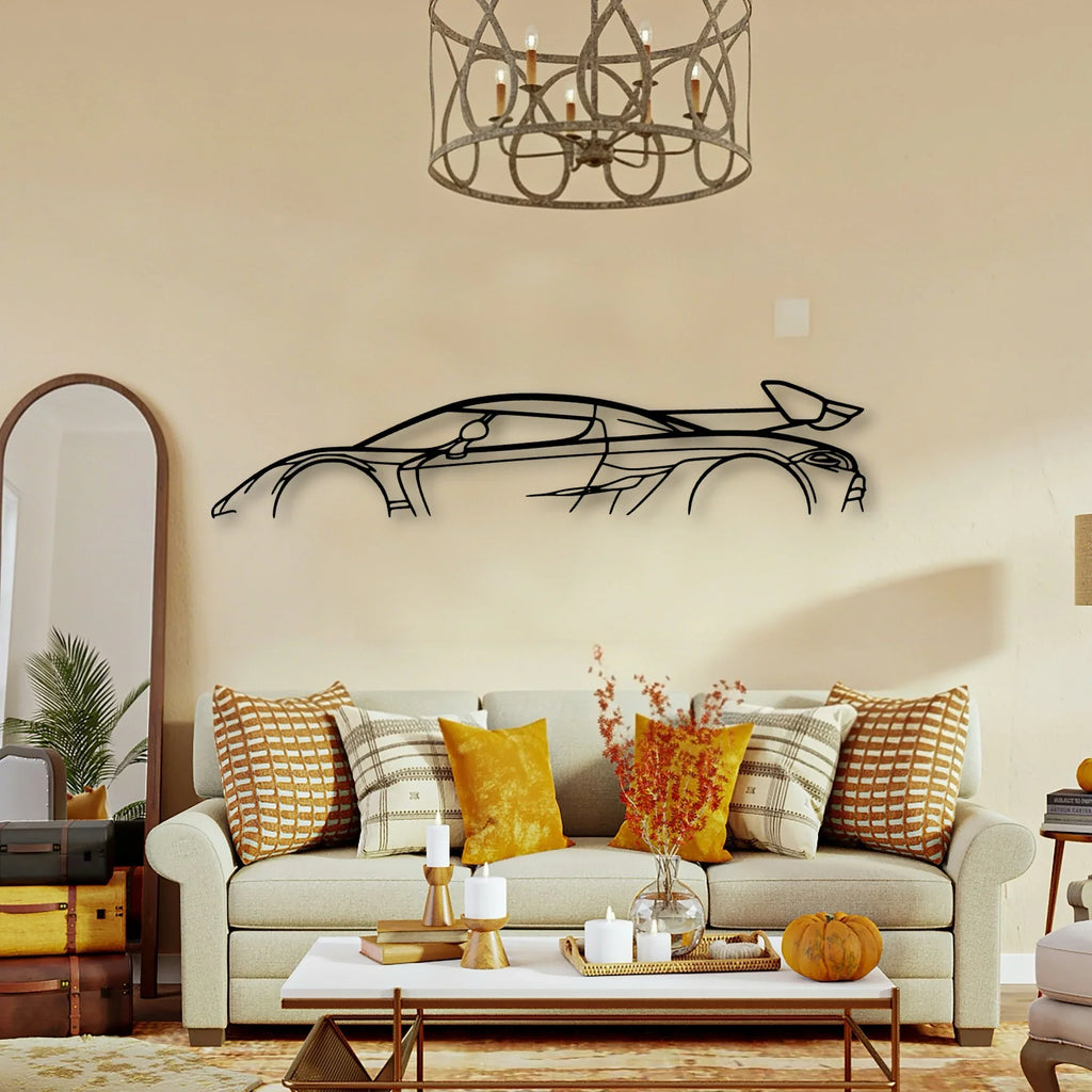 Jesko Classic Silhouette Metal Wall Art - Tinvibe