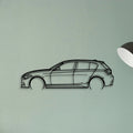 M135I 2014 Classic Silhouette Metal Wall Art - Tinvibe