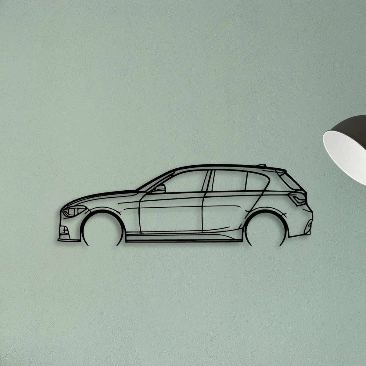 M135I 2014 Classic Silhouette Metal Wall Art - Tinvibe