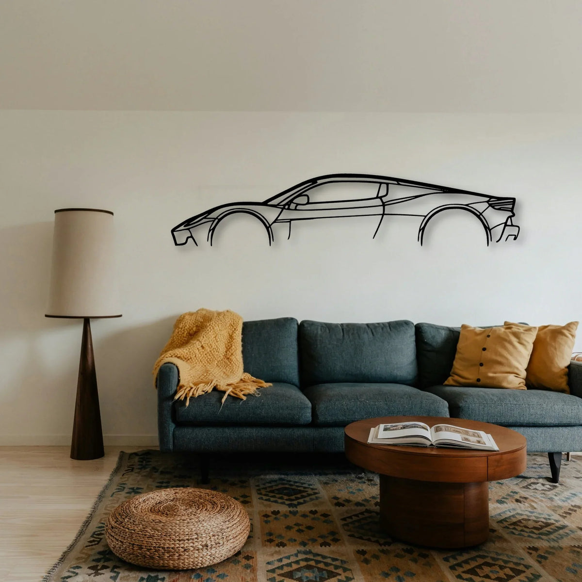 MC20 2 Classic Silhouette Metal Wall Art - Tinvibe