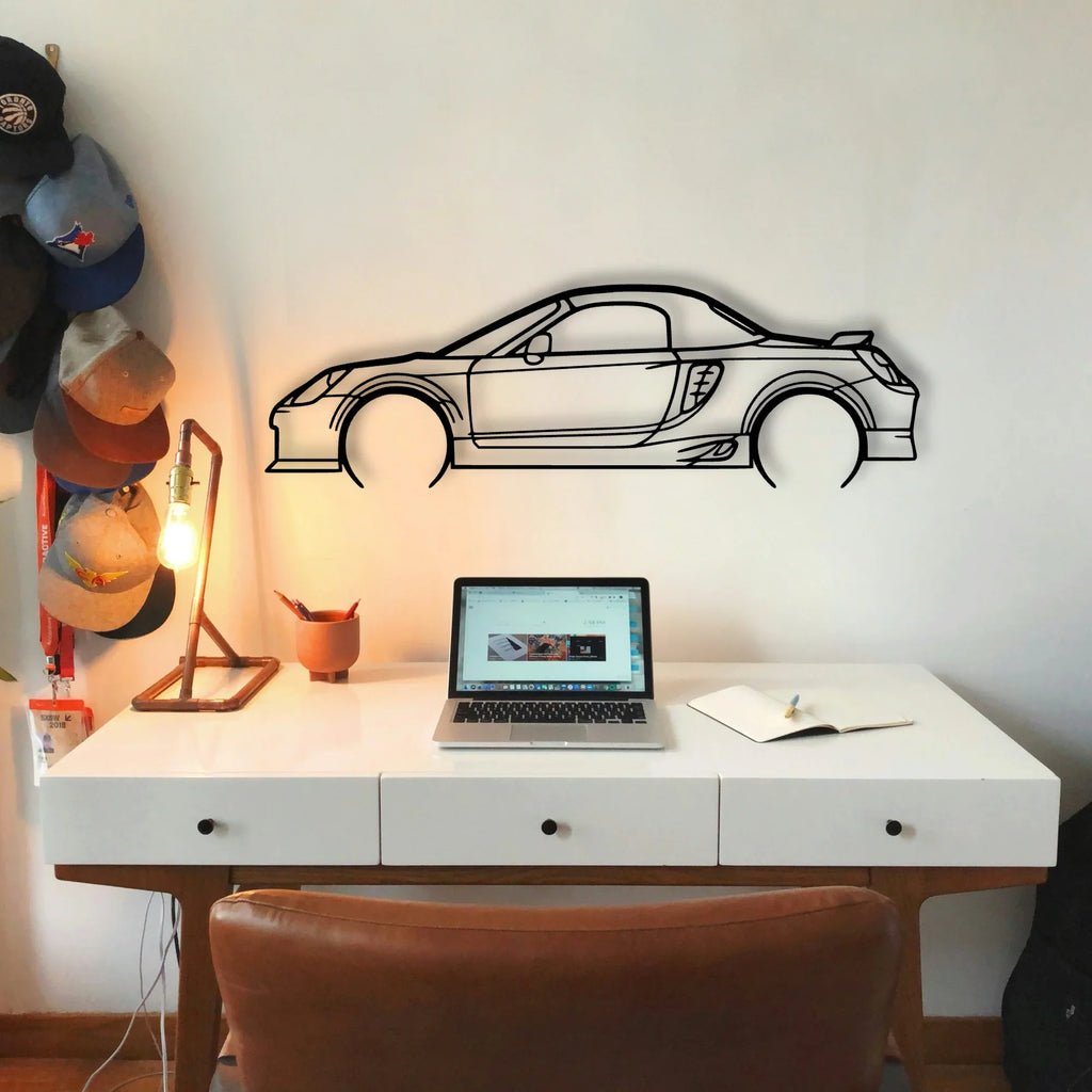 MR2 2005 Classic Silhouette Metal Wall Art - Tinvibe