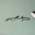 MX 5 ND Classic Silhouette Metal Wall Art - Tinvibe