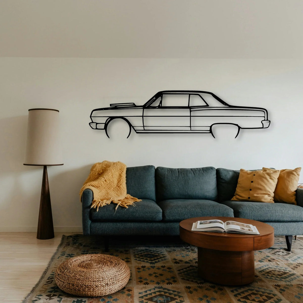 Mali SS 1965 Classic Silhouette Metal Wall Art - Tinvibe