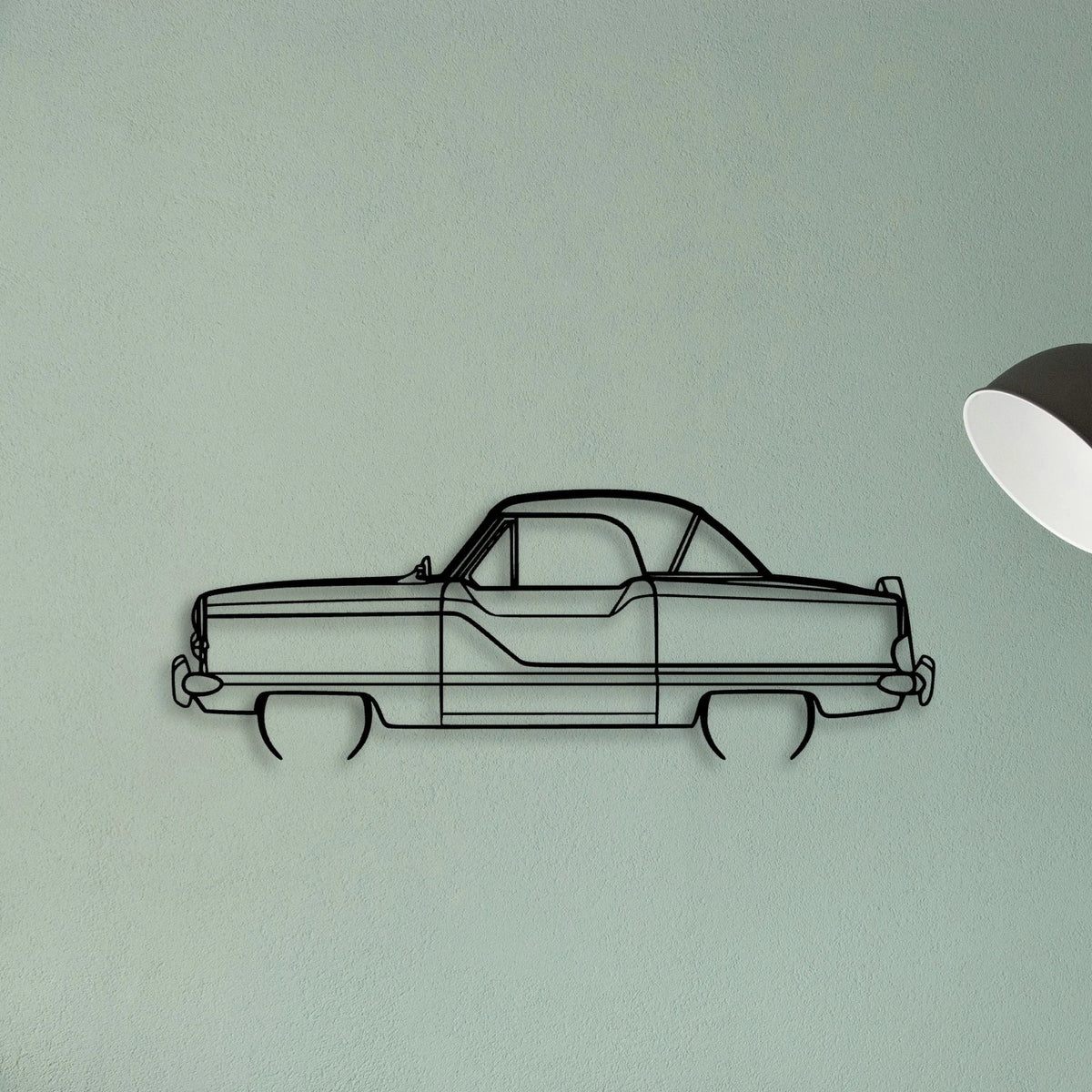 Metropolitan 1960 Classic Silhouette Metal Wall Art - Tinvibe