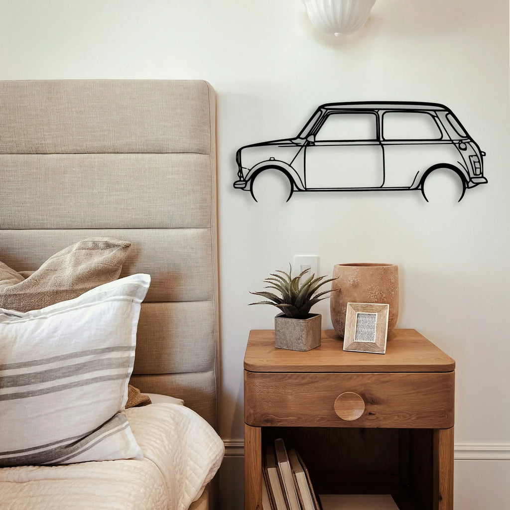 Mini 1995 Classic Silhouette Metal Wall Art - Tinvibe