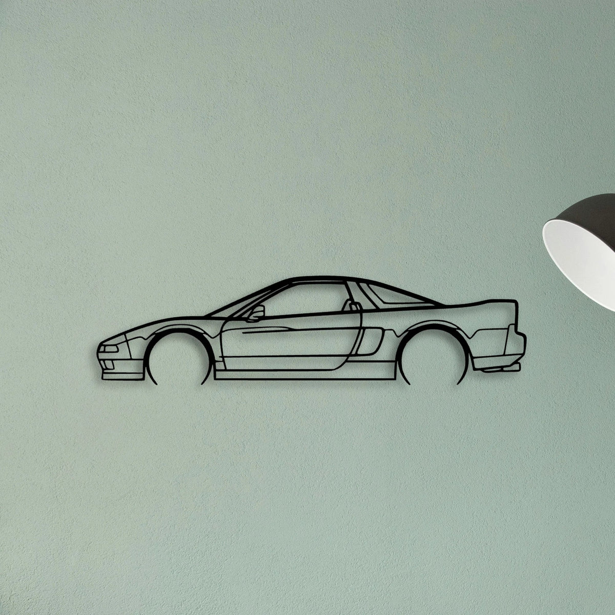 NSX 1991 Classic Silhouette Metal Wall Art - Tinvibe