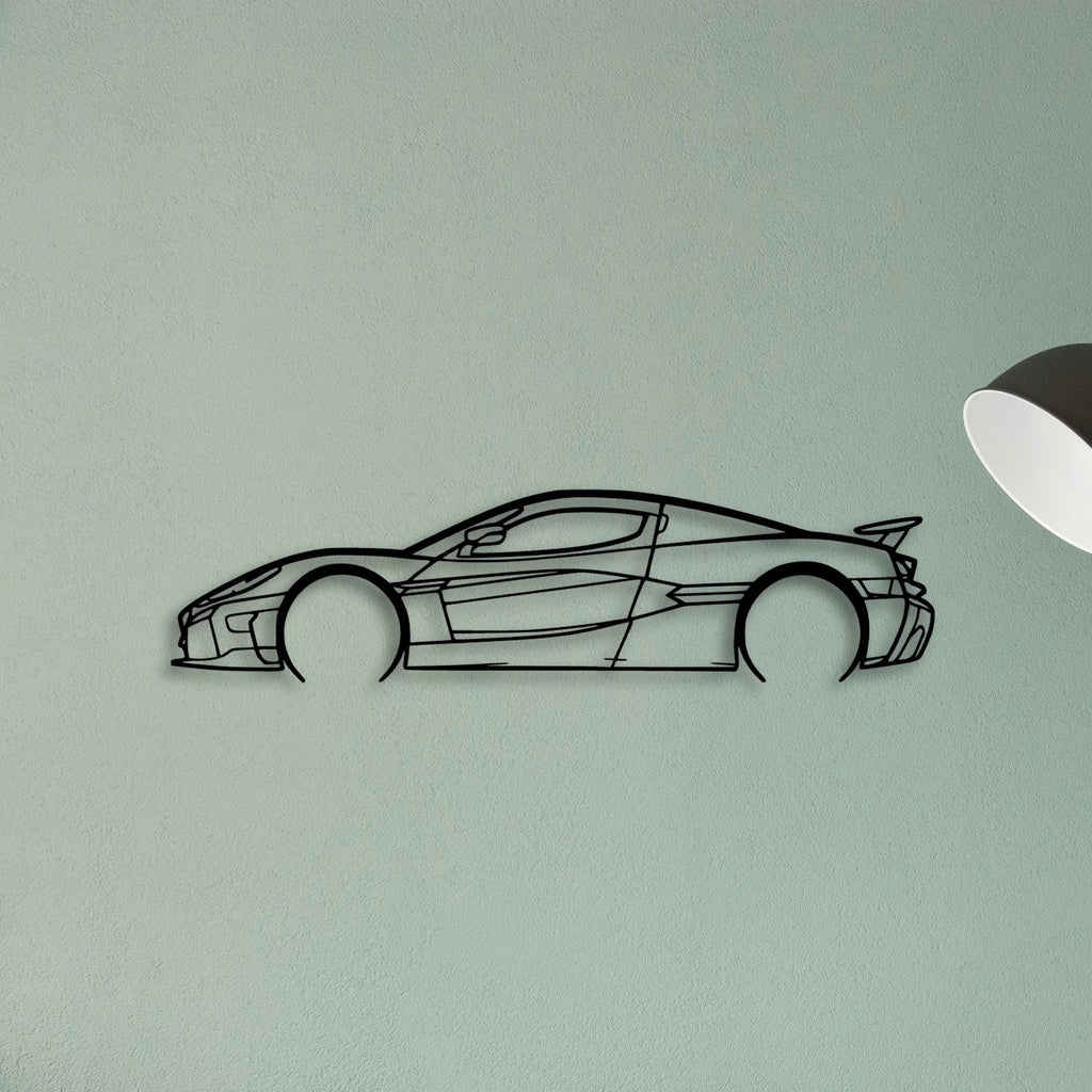 Nevera Classic Silhouette Metal Wall Art - Tinvibe