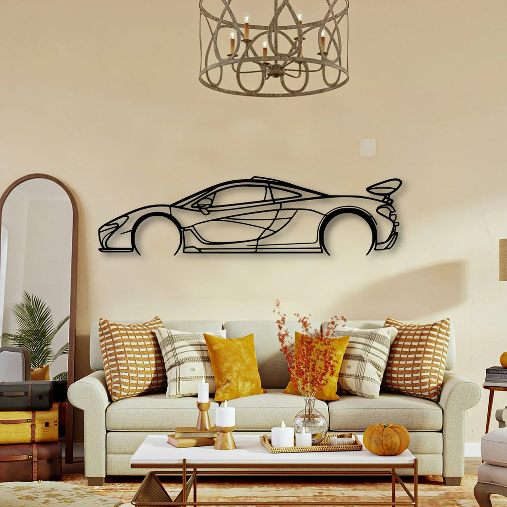 P1 Classic Silhouette Metal Wall Art - Tinvibe