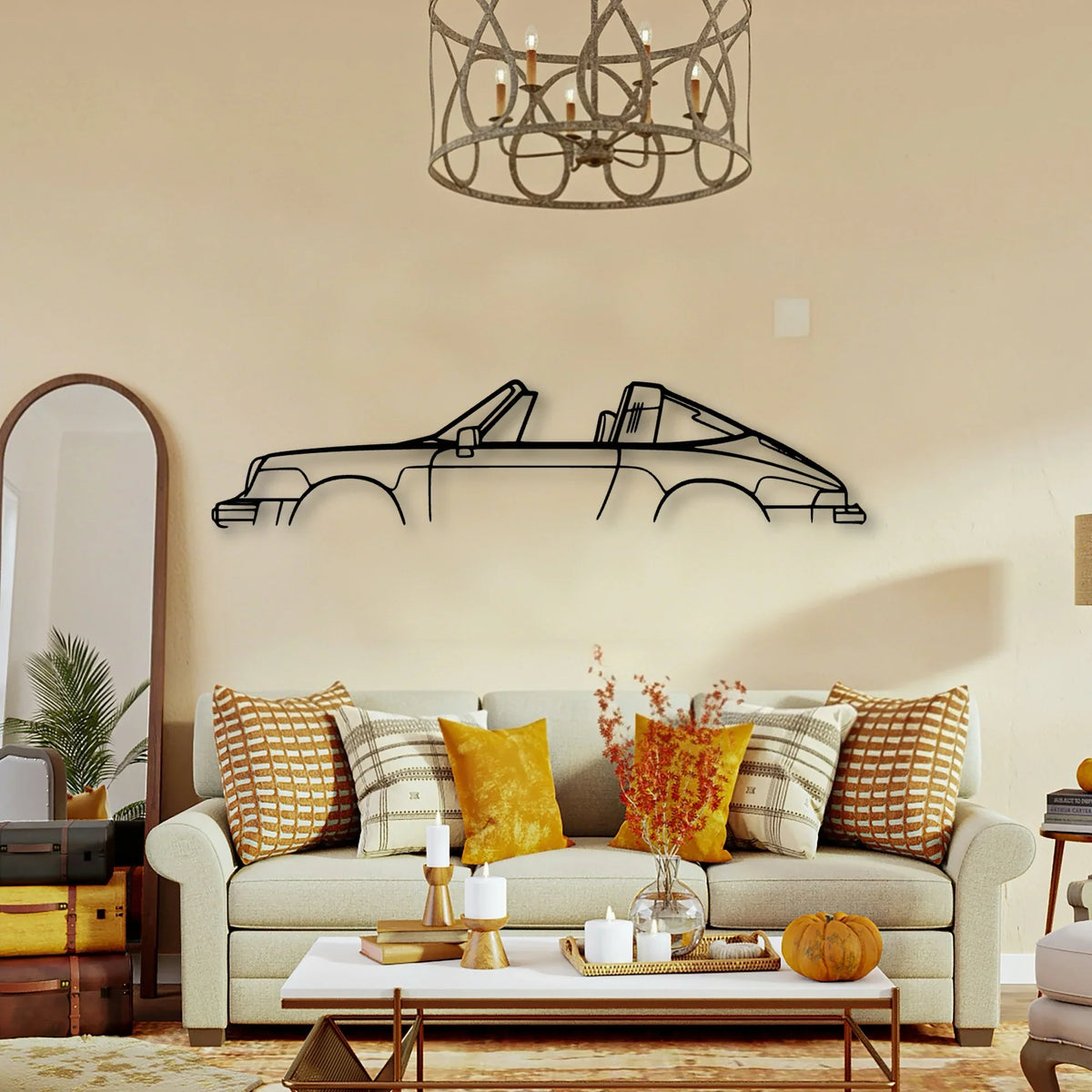 P Generation 2 Classic Silhouette Metal Wall Art - Tinvibe