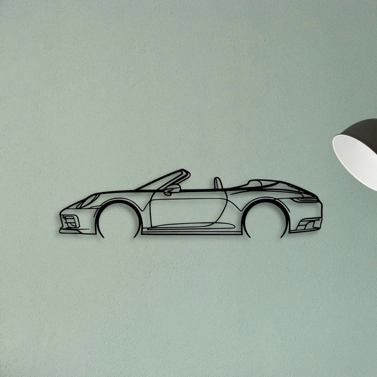 P Generation 8 Convertible Classic Silhouette Metal Wall Art - Tinvibe