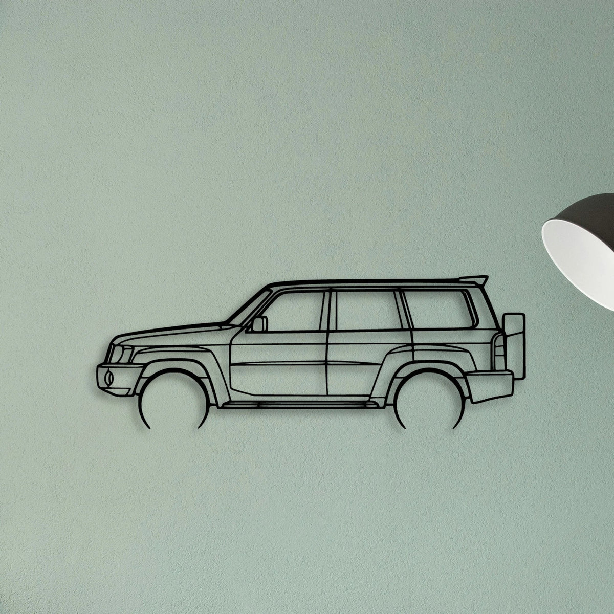 Patrol Y61 2022 Classic Silhouette Metal Wall Art - Tinvibe