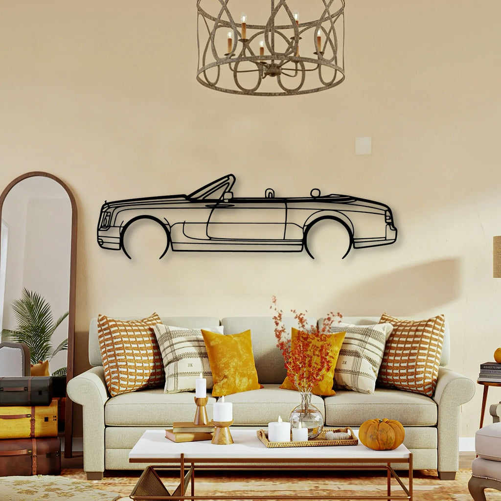 Phantom Drophead 2008 Classic Silhouette Metal Wall Art - Tinvibe