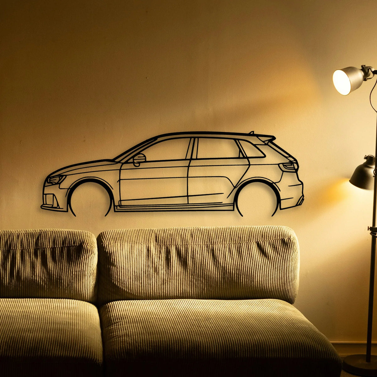 RS3 2016 Classic Silhouette Metal Wall Art - Tinvibe