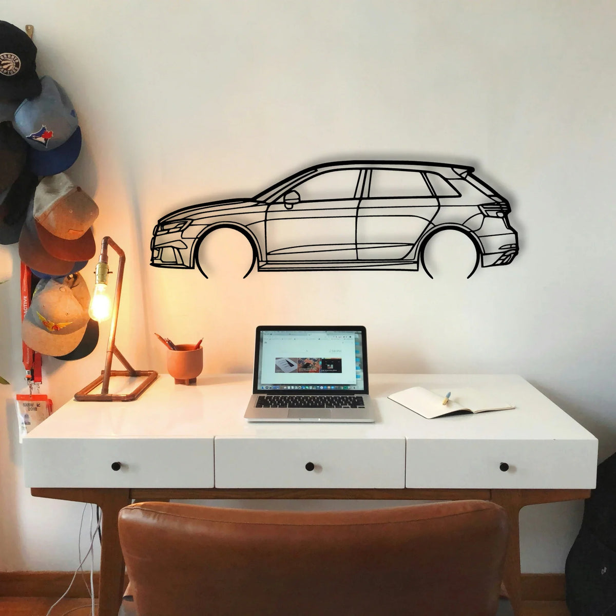 RS3 8V 2 Classic Silhouette Metal Wall Art - Tinvibe