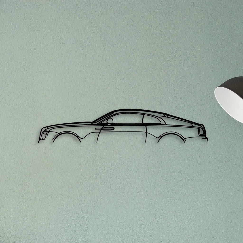 Royce Wraith Classic Silhouette Metal Wall Art - Tinvibe