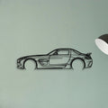 SLS AMG Black Series Classic Silhouette Metal Wall Art - Tinvibe