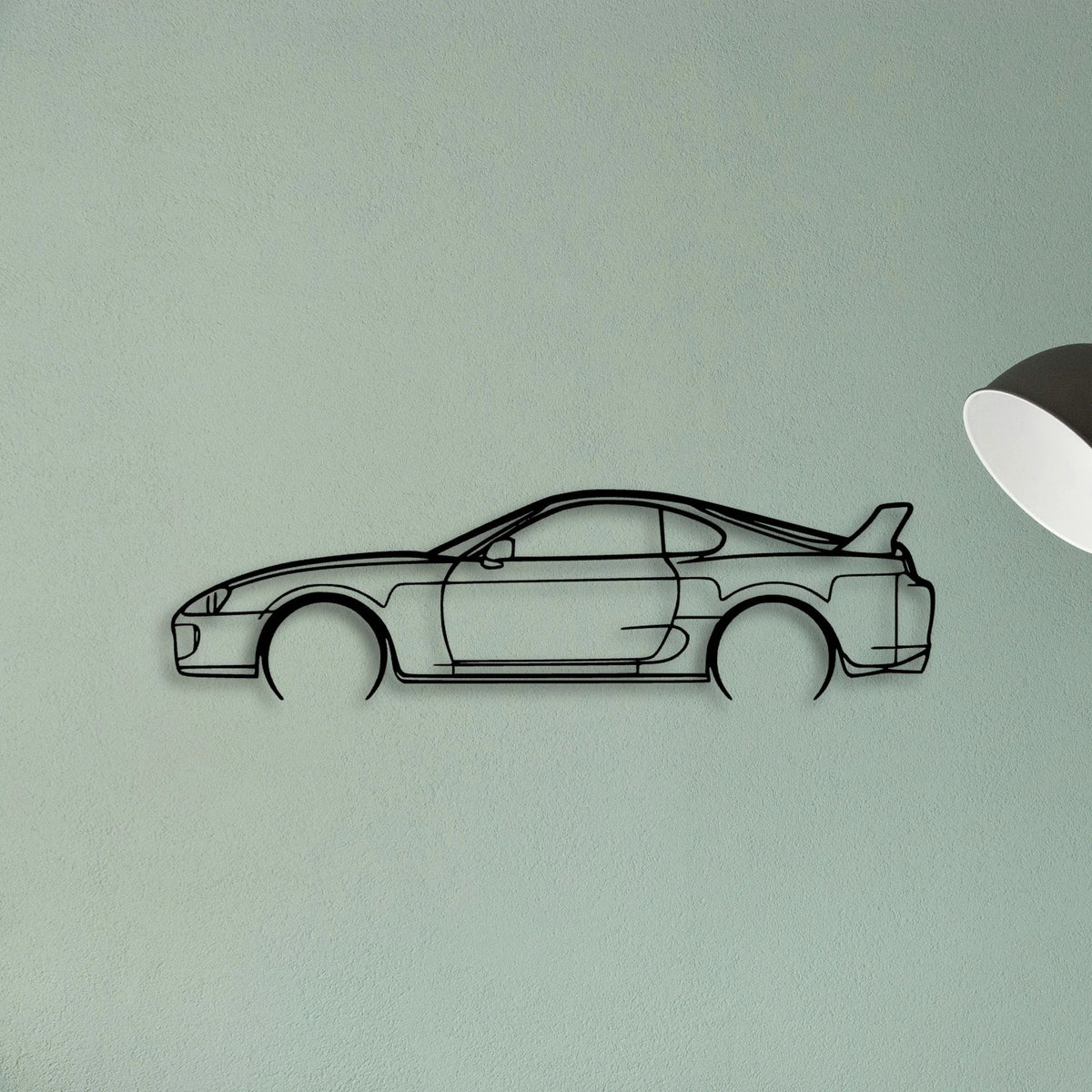 Supra MK4 1993 Classic Silhouette Metal Wall Art - Tinvibe