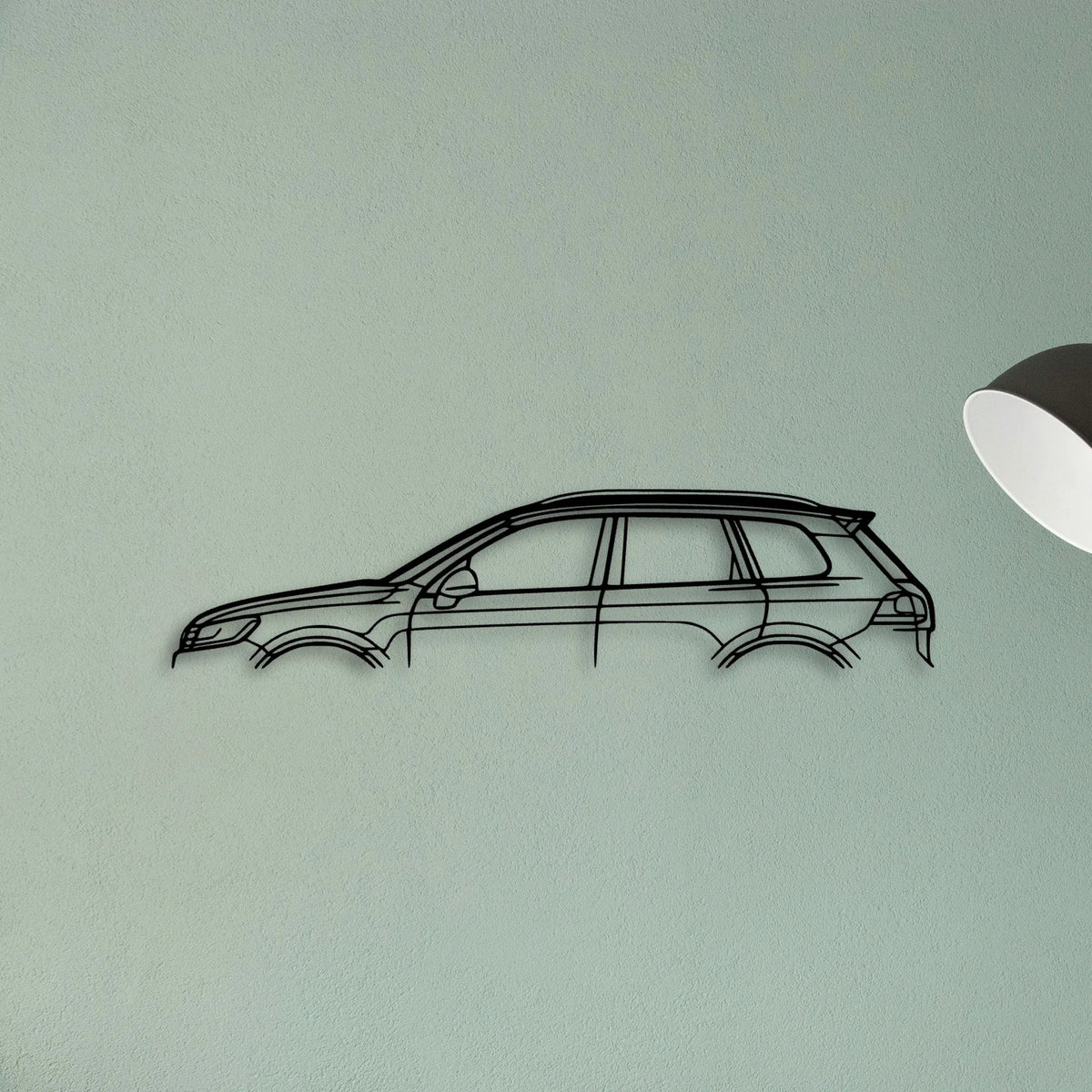 Touareg 2016 Classic Silhouette Metal Wall Art - Tinvibe
