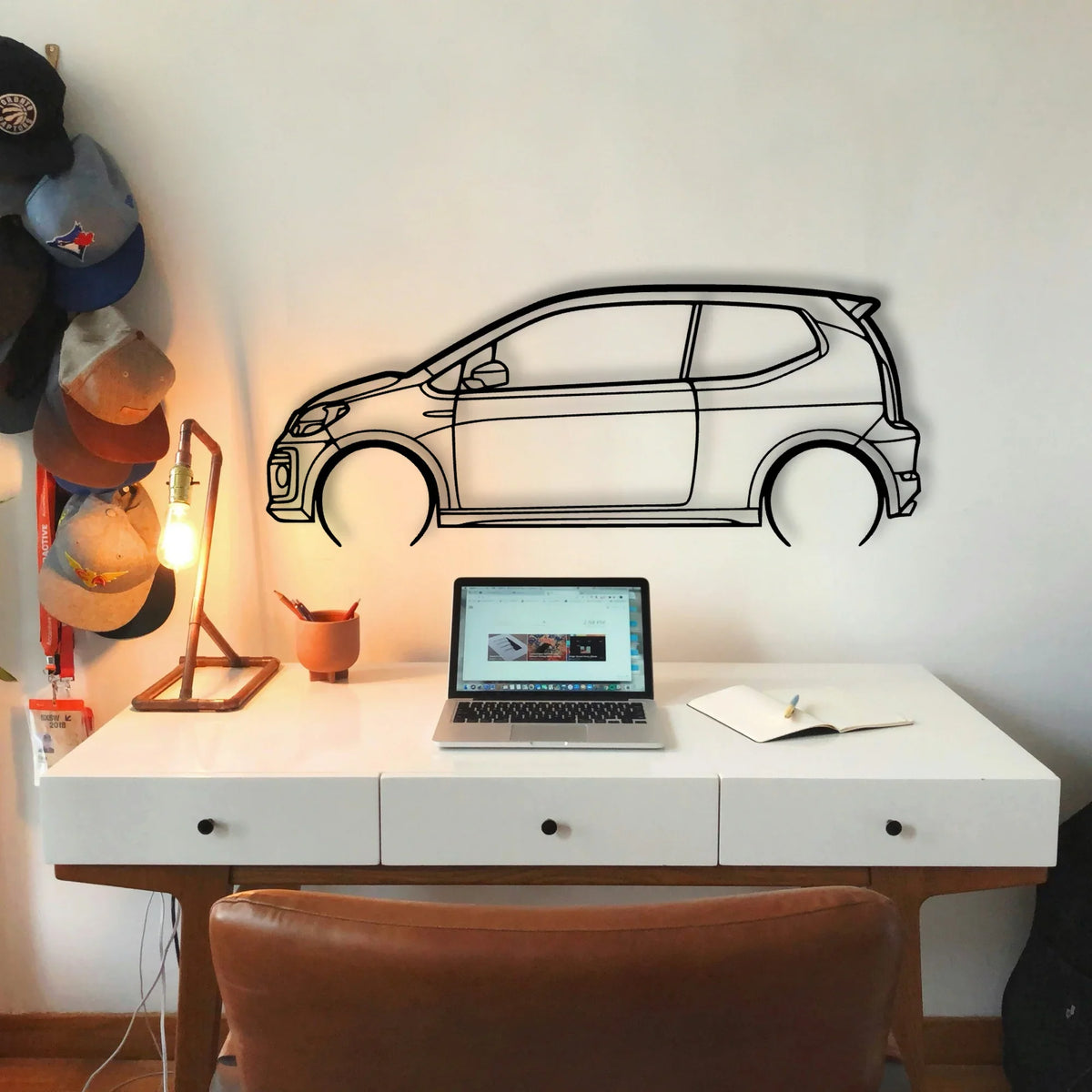 UP GTI 2019 Classic Silhouette Metal Wall Art - Tinvibe