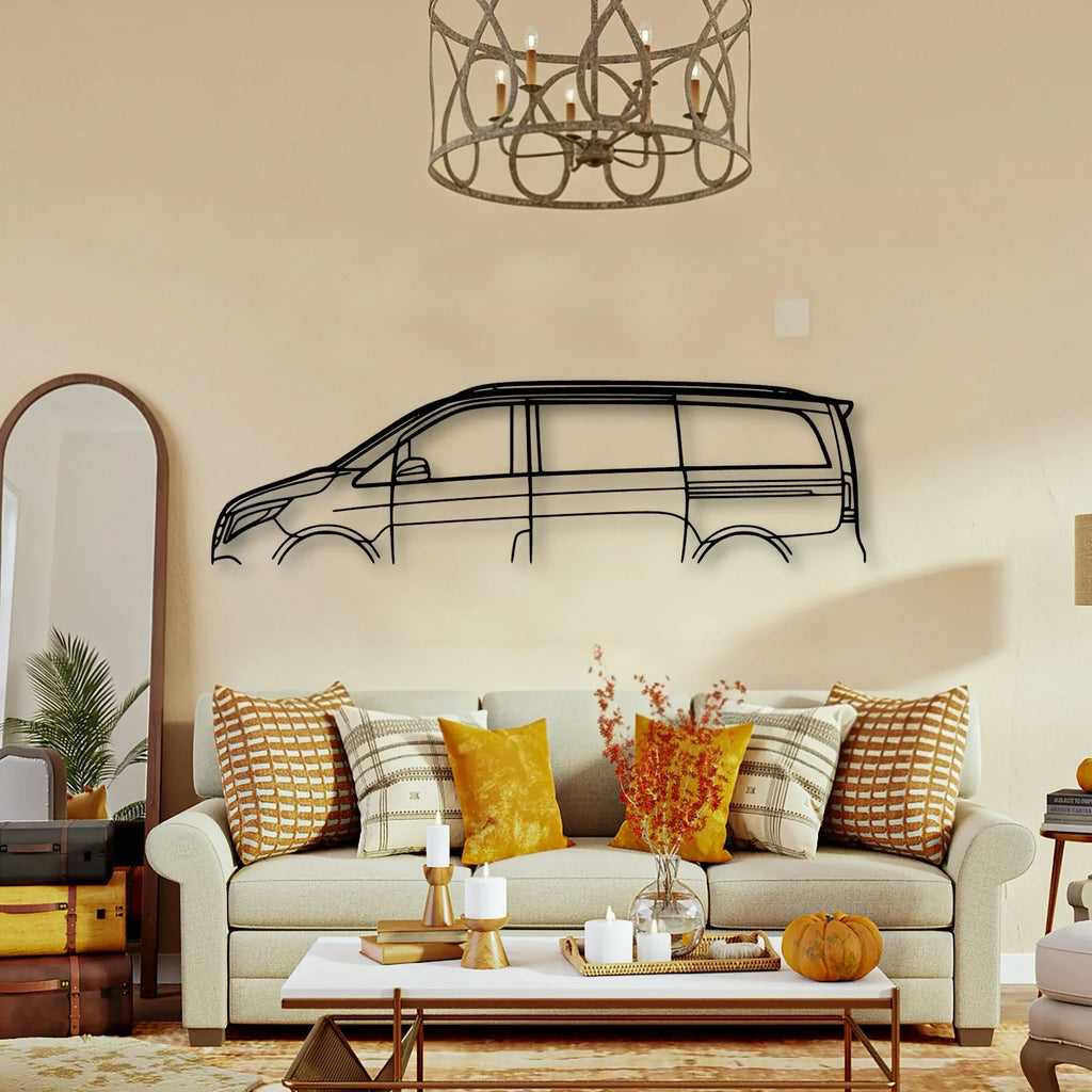V Class 2017 Classic Silhouette Metal Wall Art - Tinvibe