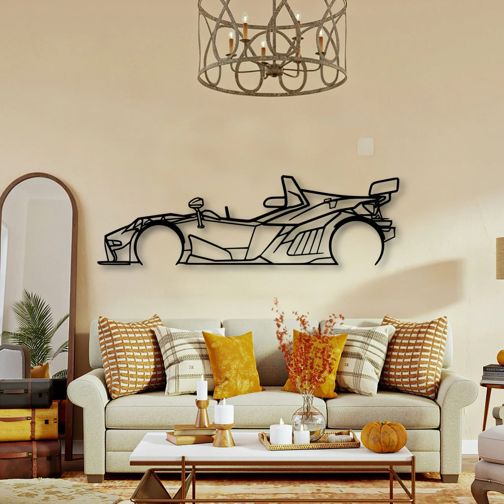 X BOW Classic Silhouette Metal Wall Art - Tinvibe