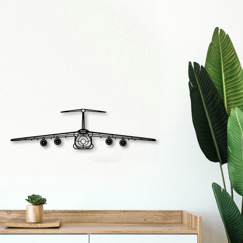 Ah 64D Apache Classic Aircraft Silhouette Metal Wall Art - Tinvibe
