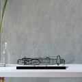avro-lancaster Silhouette Metal Art Stand - Tinvibe
