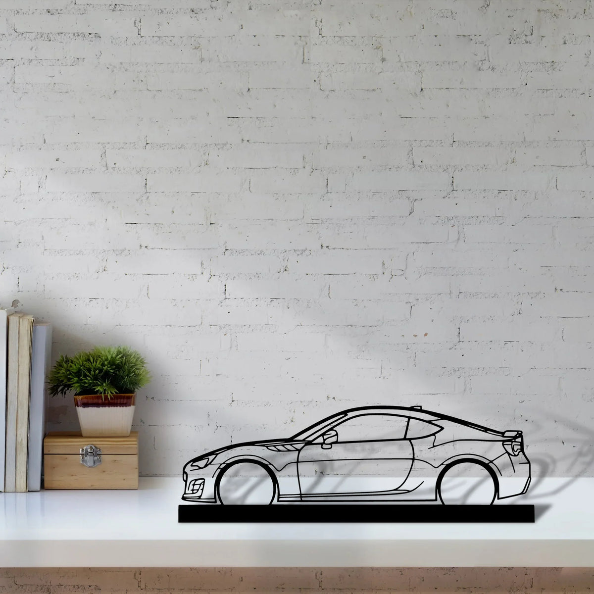 brz Silhouette Metal Art Stand - Tinvibe