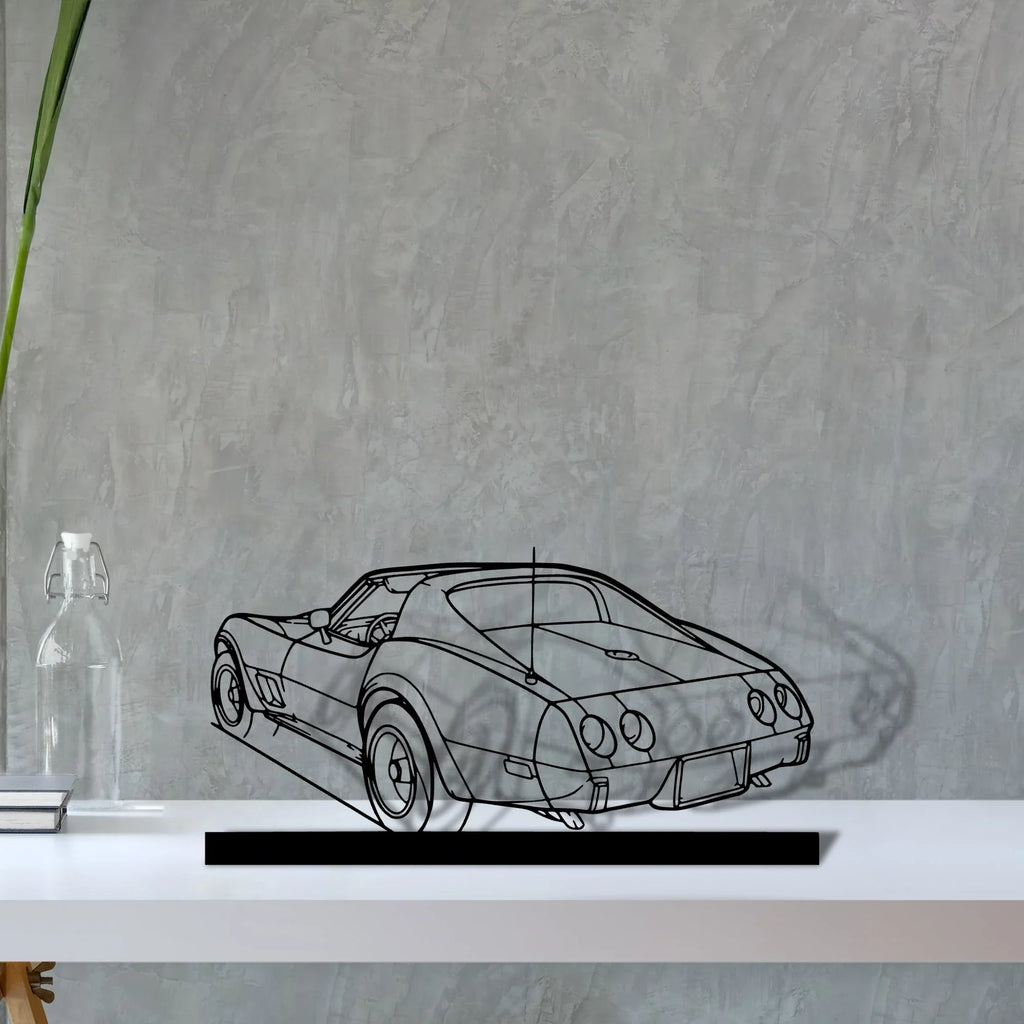 c3-1976 Silhouette Metal Art Stand - Tinvibe