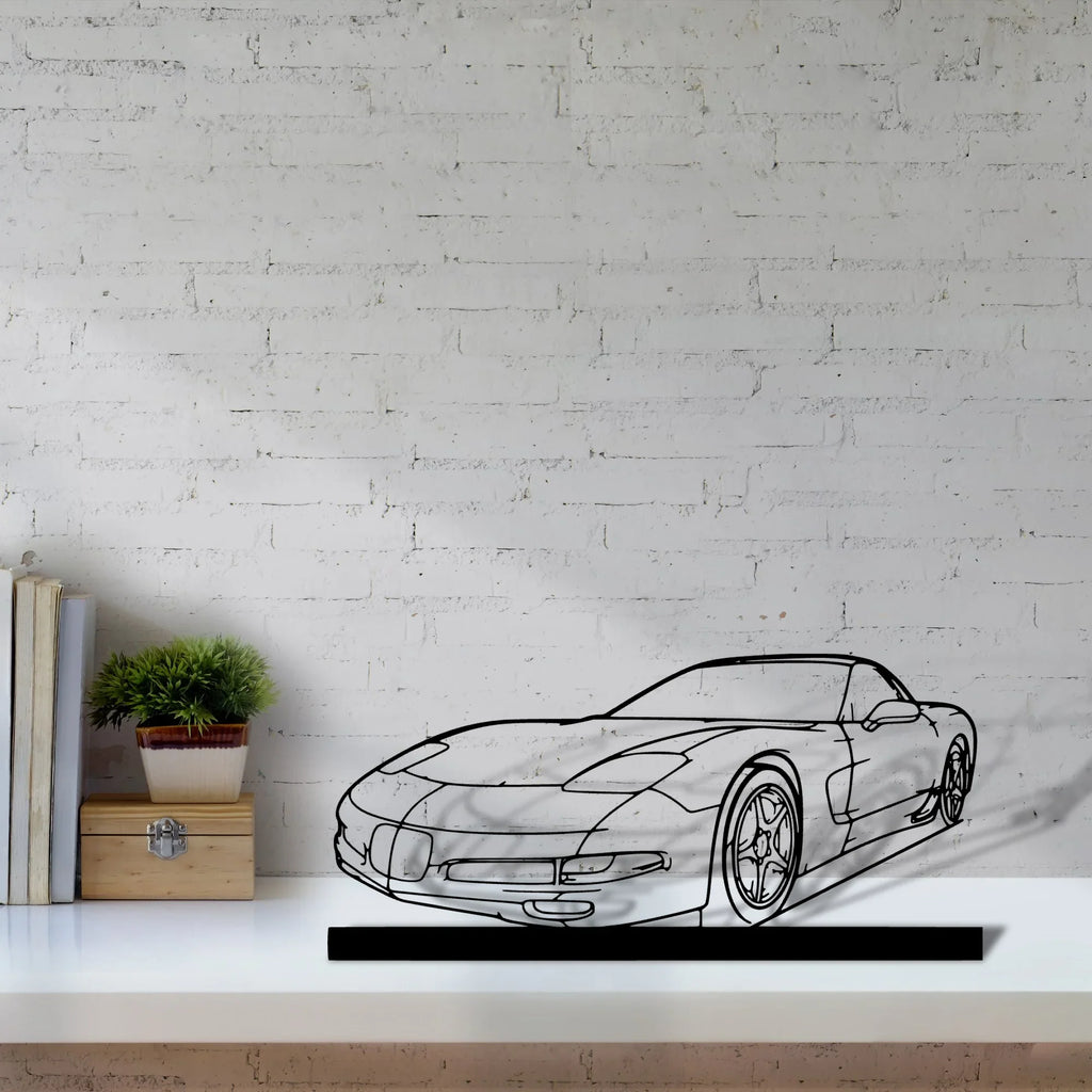 c5-2002 Silhouette Metal Art Stand - Tinvibe