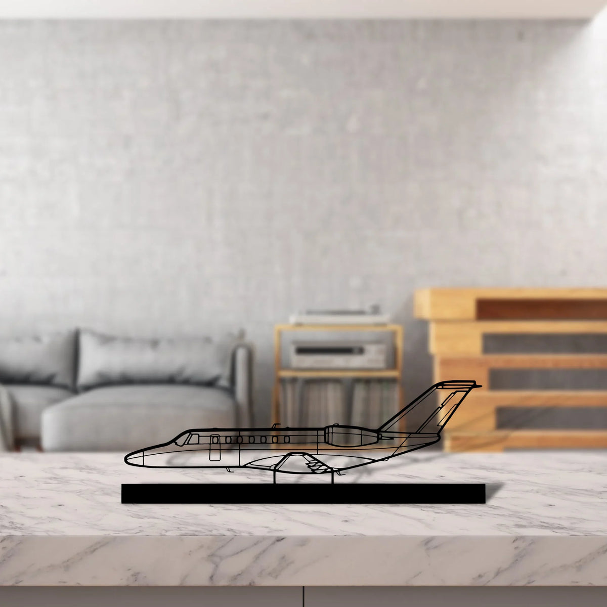 cj3-3 Silhouette Metal Art Stand - Tinvibe