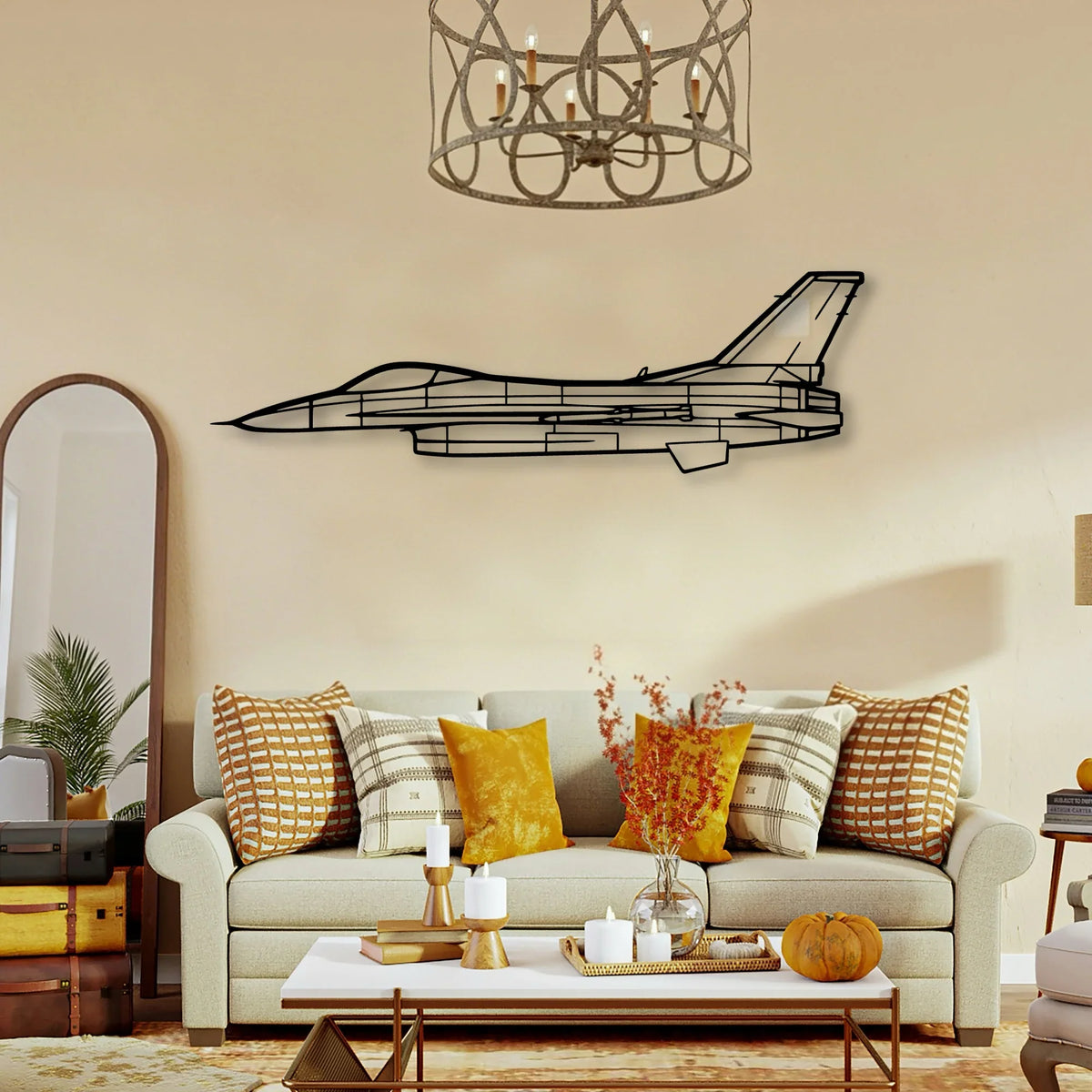 De Havilland Beaver Classic Aircraft Silhouette Metal Wall Art - Tinvibe