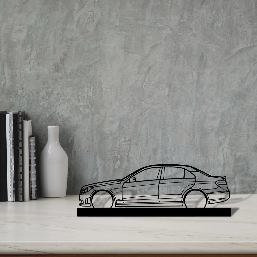 e63-amg Silhouette Metal Art Stand - Tinvibe
