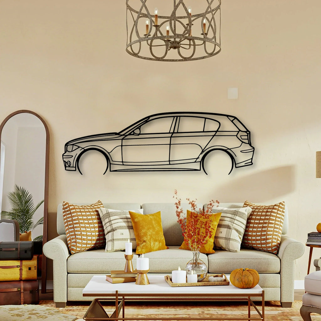 E87 Classic Silhouette Metal Wall Art - Tinvibe
