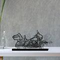 electra-glide-2 Silhouette Metal Art Stand - Tinvibe
