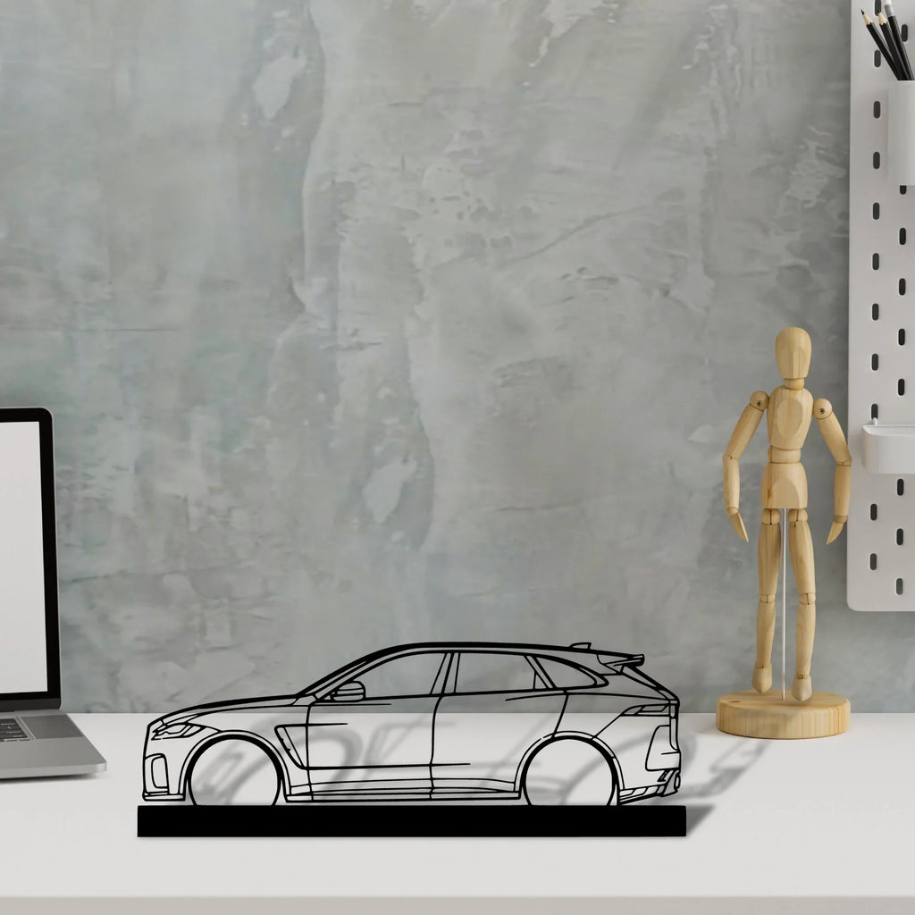 f-pace-svr Silhouette Metal Art Stand - Tinvibe
