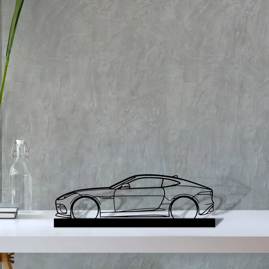 f-type-r Silhouette Metal Art Stand - Tinvibe