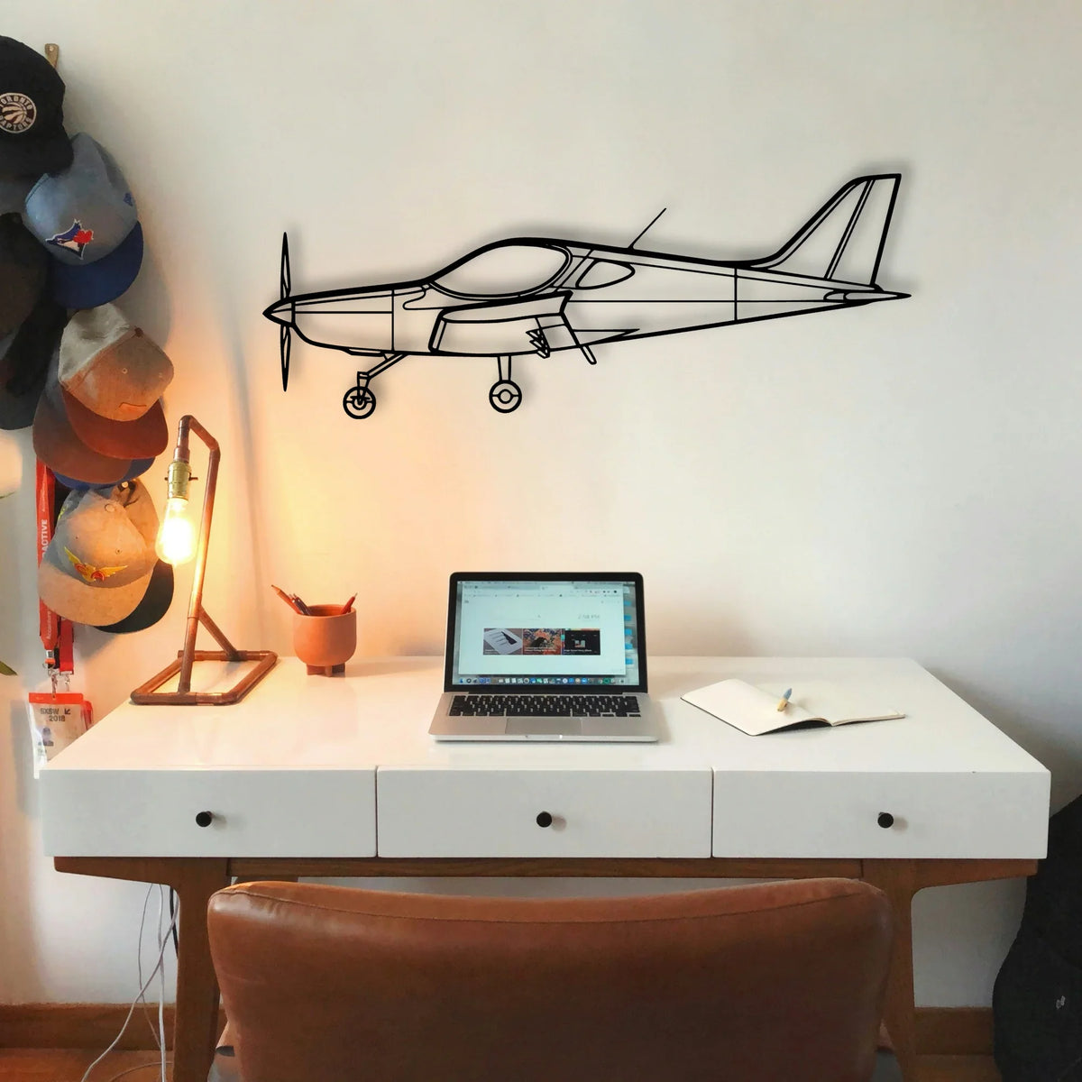King Air C90A Classic Aircraft Silhouette Metal Wall Art - Tinvibe