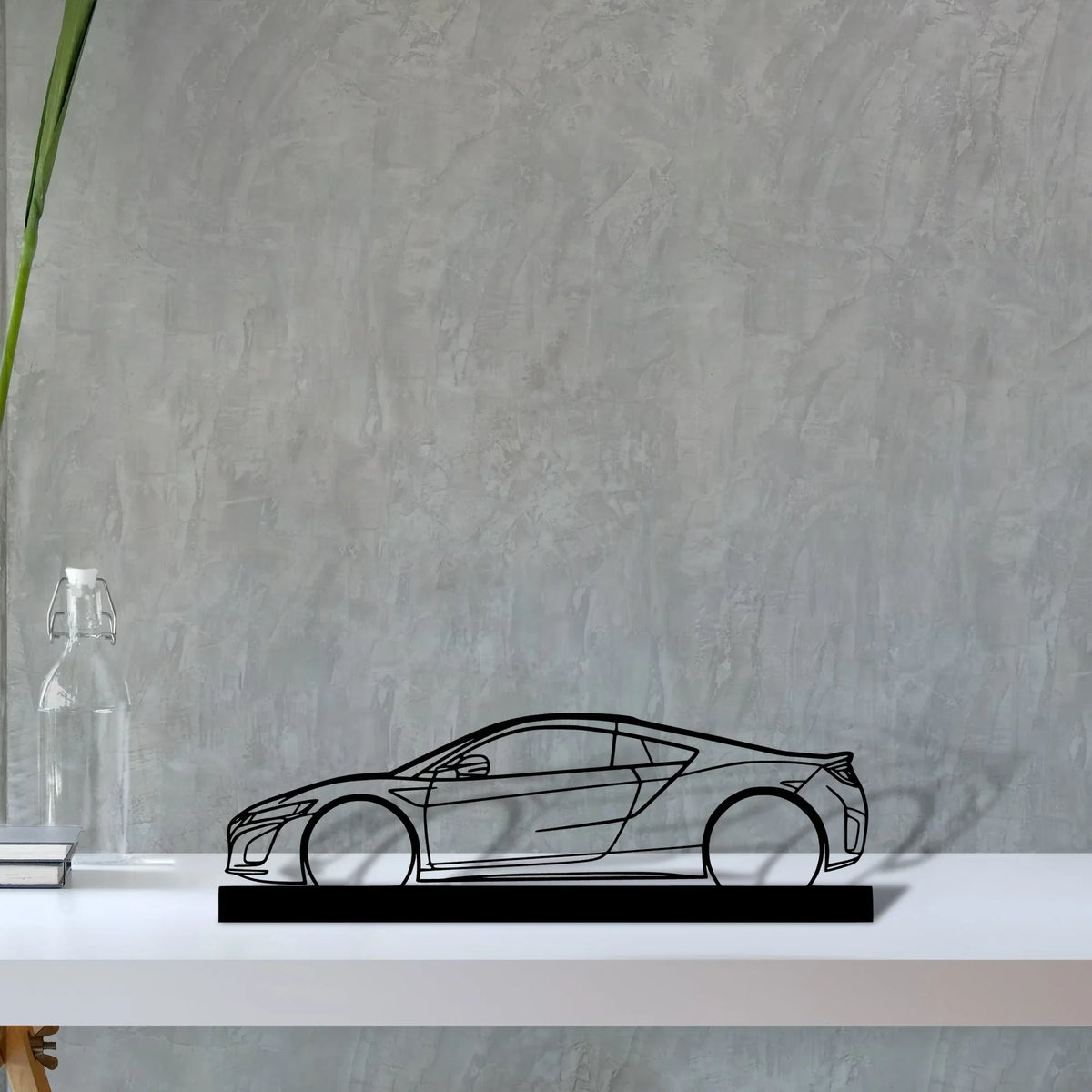 nsx Silhouette Metal Art Stand - Tinvibe