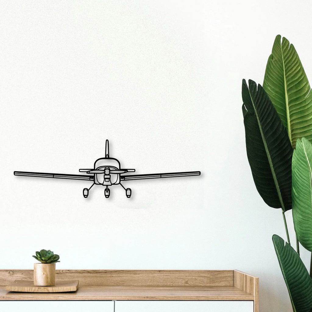 Pc 6 B2 H2 Turbo Porter Classic Aircraft Silhouette Metal Wall Art - Tinvibe