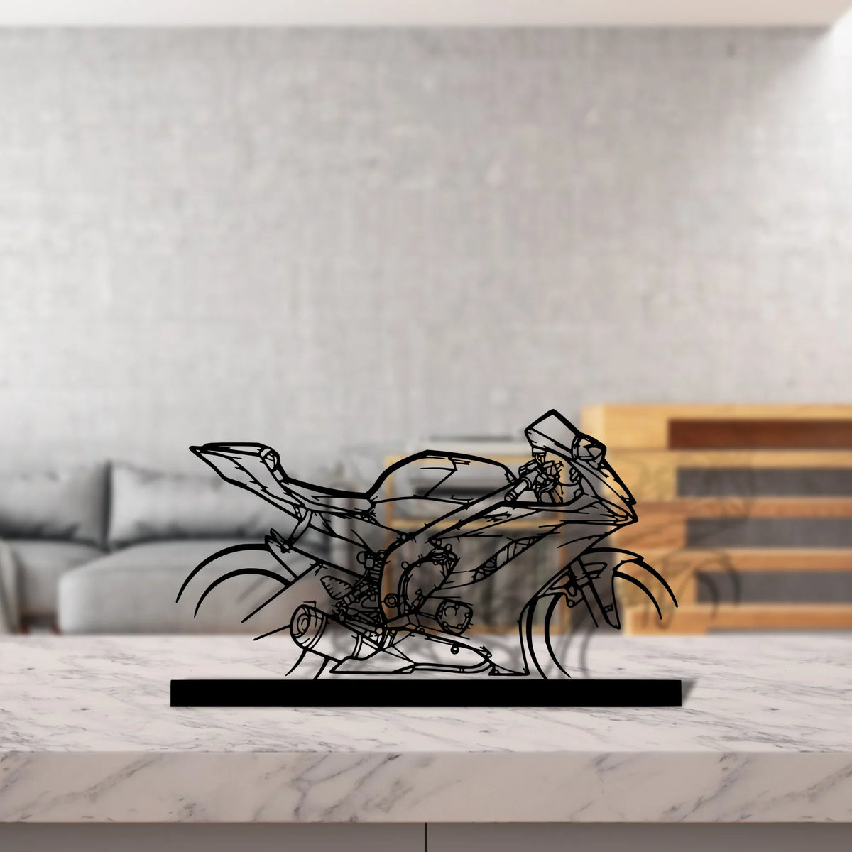r6-2018 Silhouette Metal Art Stand - Tinvibe