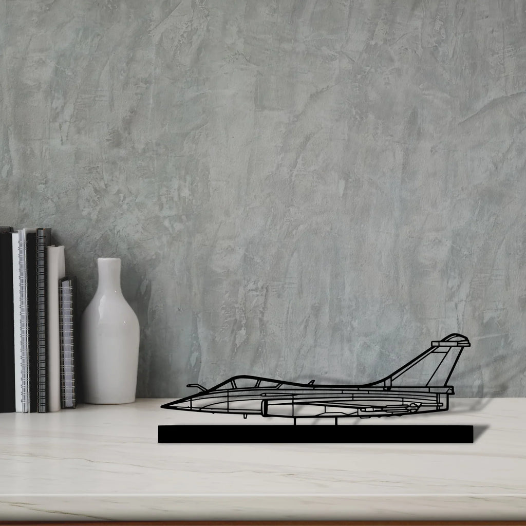 rafale-c Silhouette Metal Art Stand - Tinvibe