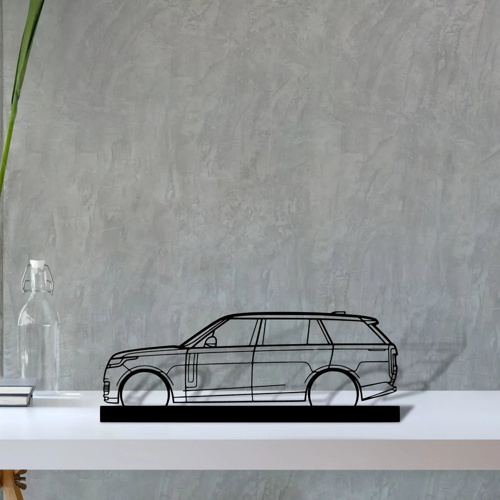 range-rover-2023 Silhouette Metal Art Stand - Tinvibe