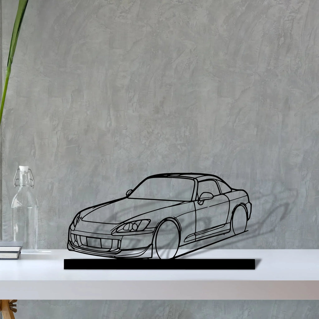 s2000-hard Silhouette Metal Art Stand - Tinvibe