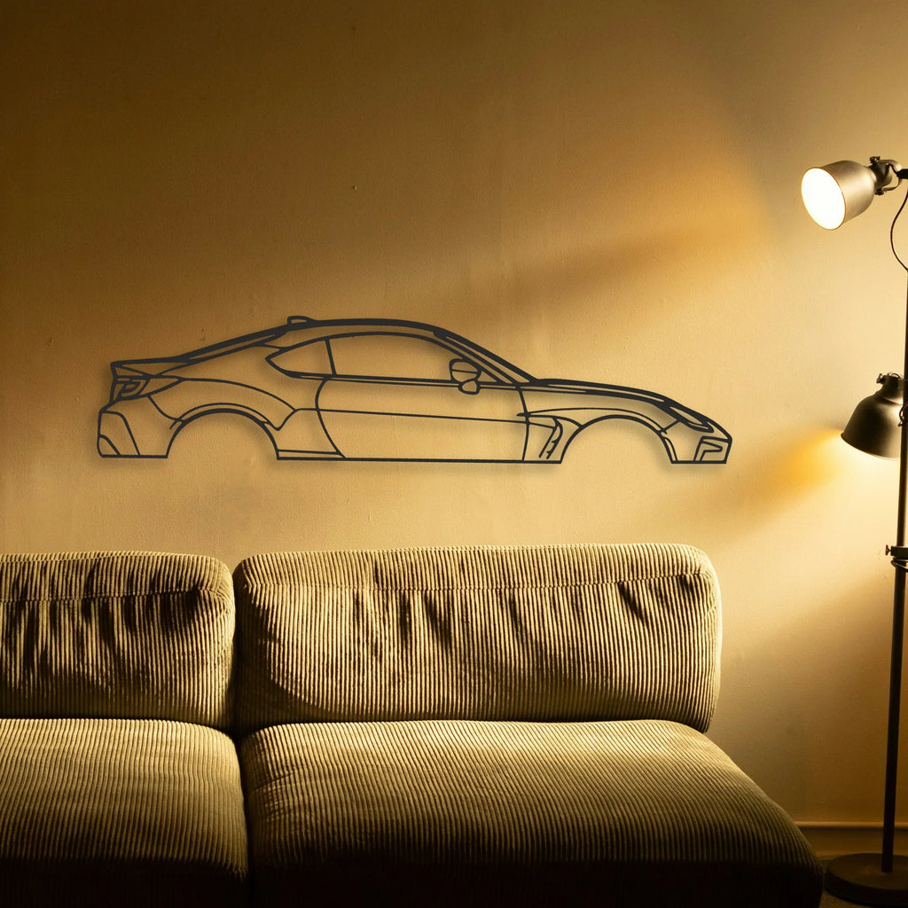 Toyota GR86 Classic Silhouette Metal Wall Art - Tinvibe